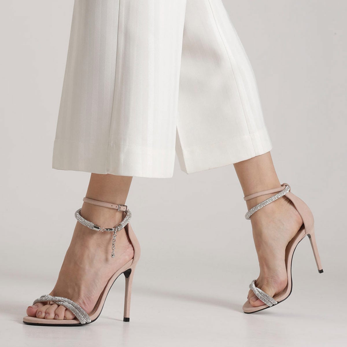 SANDALIAS CUERO MUJER SCHUTZ BEIGE - 3