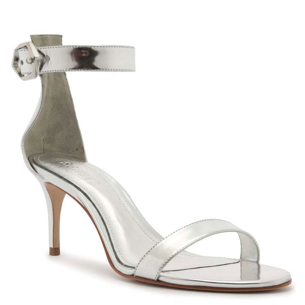 SANDALIAS MUJER SCHUTZ PLATEADO - 1