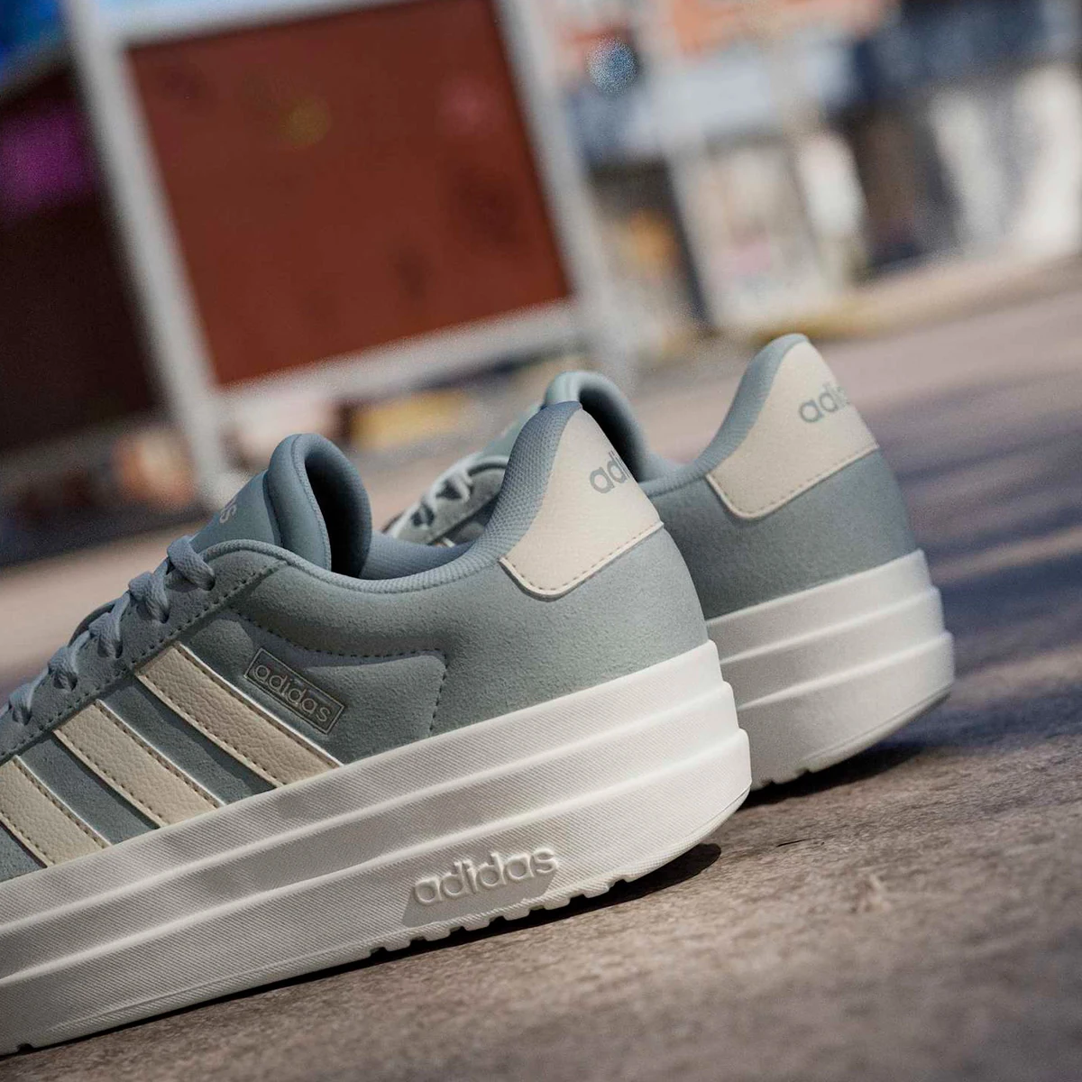 ZAPATILLAS MUJER ADIDAS URBANAS VERDE ZAPATILLAS ADIDAS VL COURT BOLD IH9150 CUERO - 7