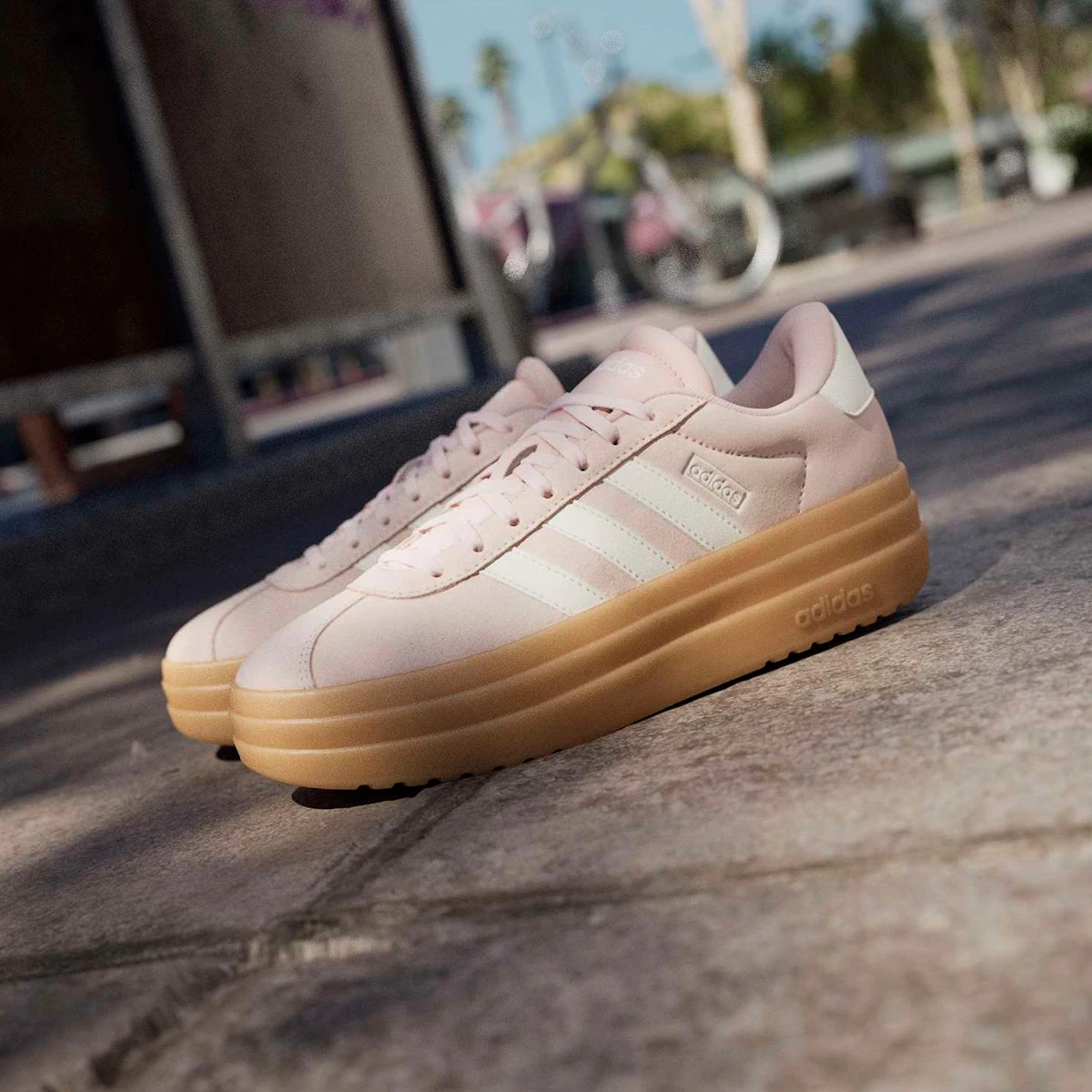 ZAPATILLAS MUJER ADIDAS URBANAS ROSADO ZAPATILLAS ADIDAS VL COURT BOLD IH9151 CUERO - 4
