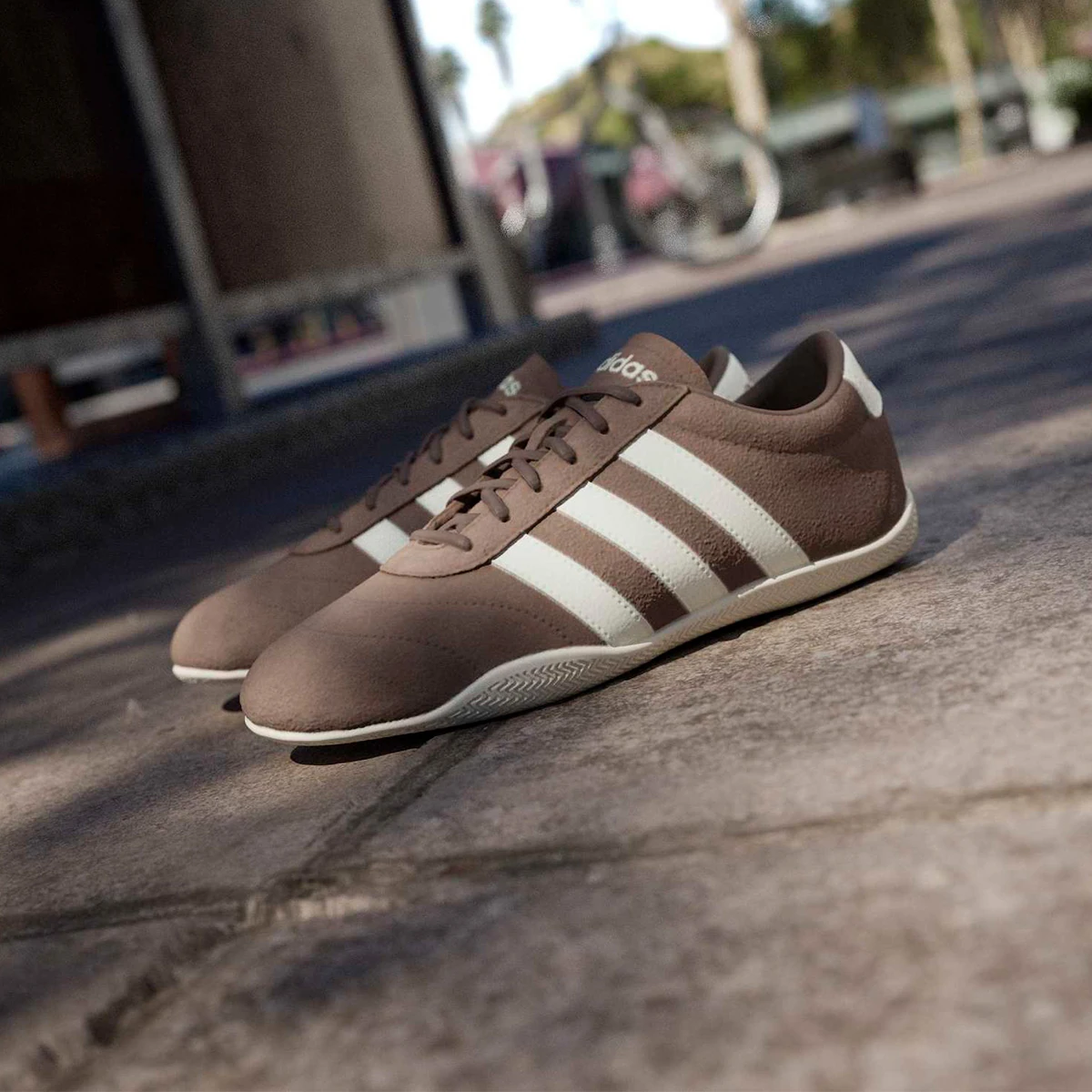 ZAPATILLAS MUJER ADIDAS URBANAS MARRÓN ZAPATILLAS ADIDAS GRAND COURT LO JQ7226 CUERO - 3