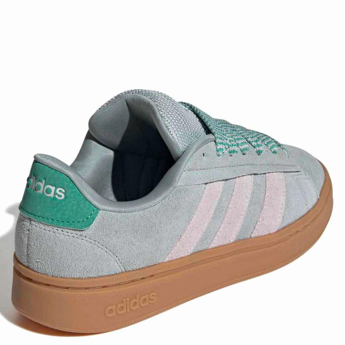 ZAPATILLAS MUJER ADIDAS URBANAS VERDE GRAND COURT ALPHA CUERO - 5