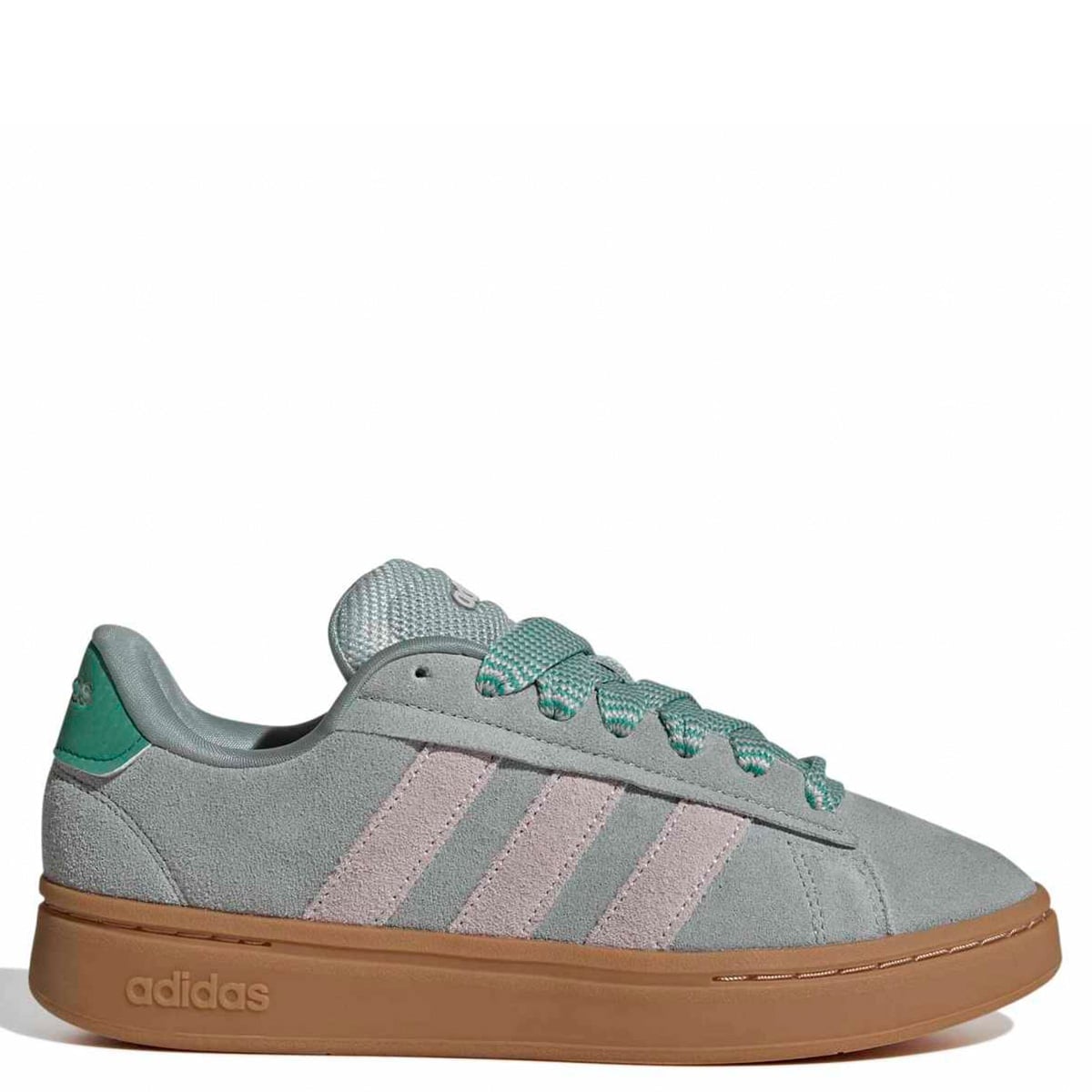 ZAPATILLAS MUJER ADIDAS URBANAS VERDE GRAND COURT ALPHA CUERO - 1