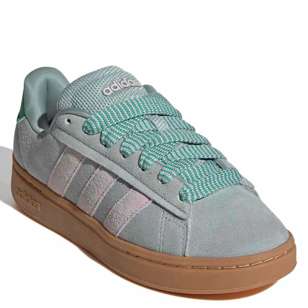 ZAPATILLAS MUJER ADIDAS URBANAS VERDE GRAND COURT ALPHA CUERO - 2