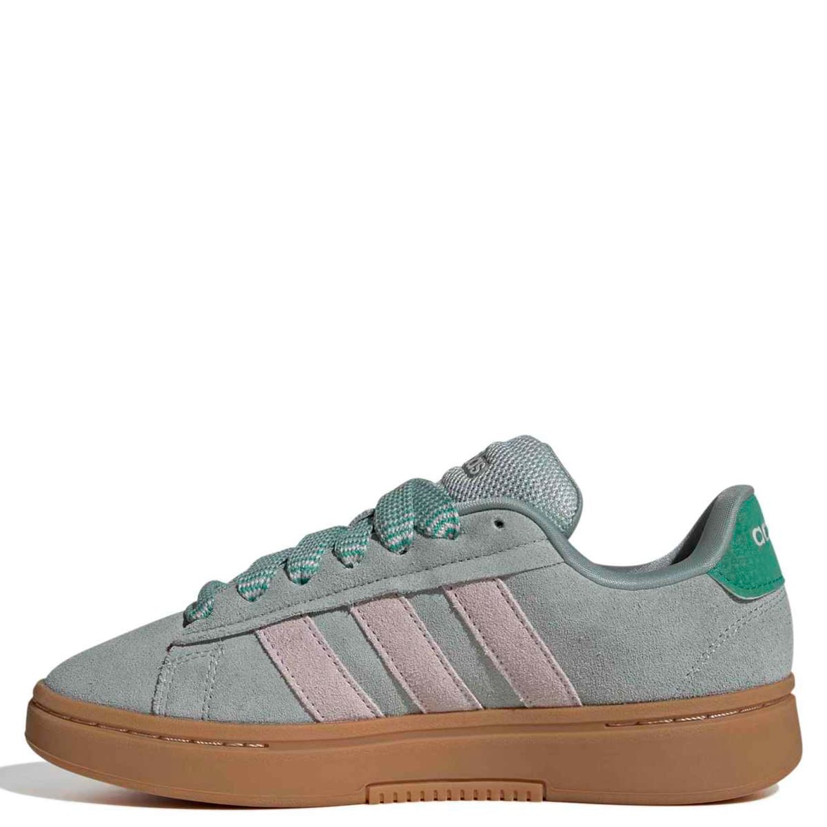 ZAPATILLAS MUJER ADIDAS URBANAS VERDE GRAND COURT ALPHA CUERO - 4