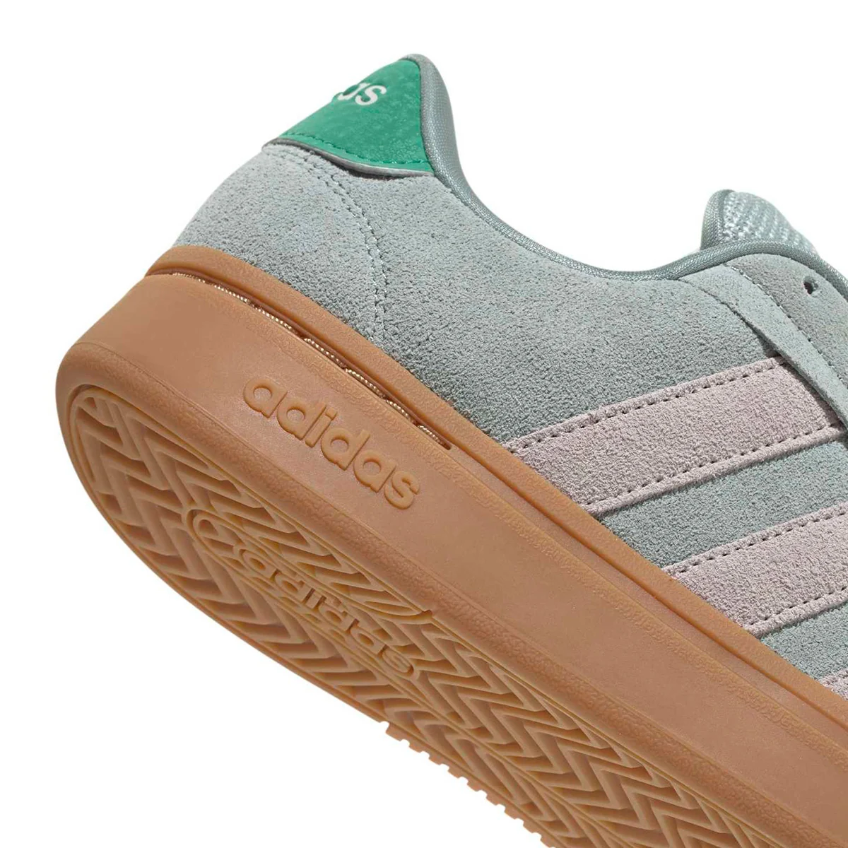 ZAPATILLAS MUJER ADIDAS URBANAS VERDE GRAND COURT ALPHA CUERO - 7