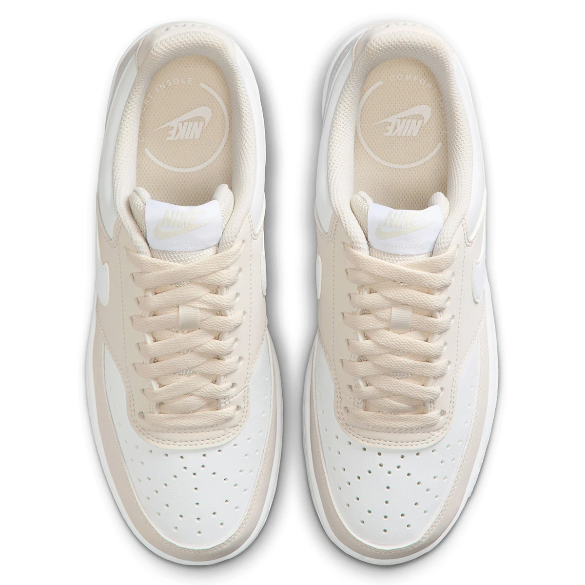 ZAPATILLAS MUJER NIKE URBANAS CREMA W NIKE COURT VISION LO 1 - 3