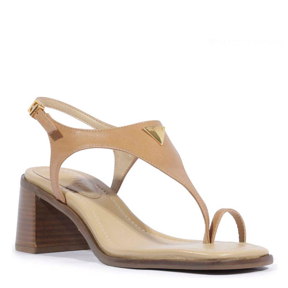 SANDALIAS CUERO MUJER SCHUTZ CAFÉ - 2