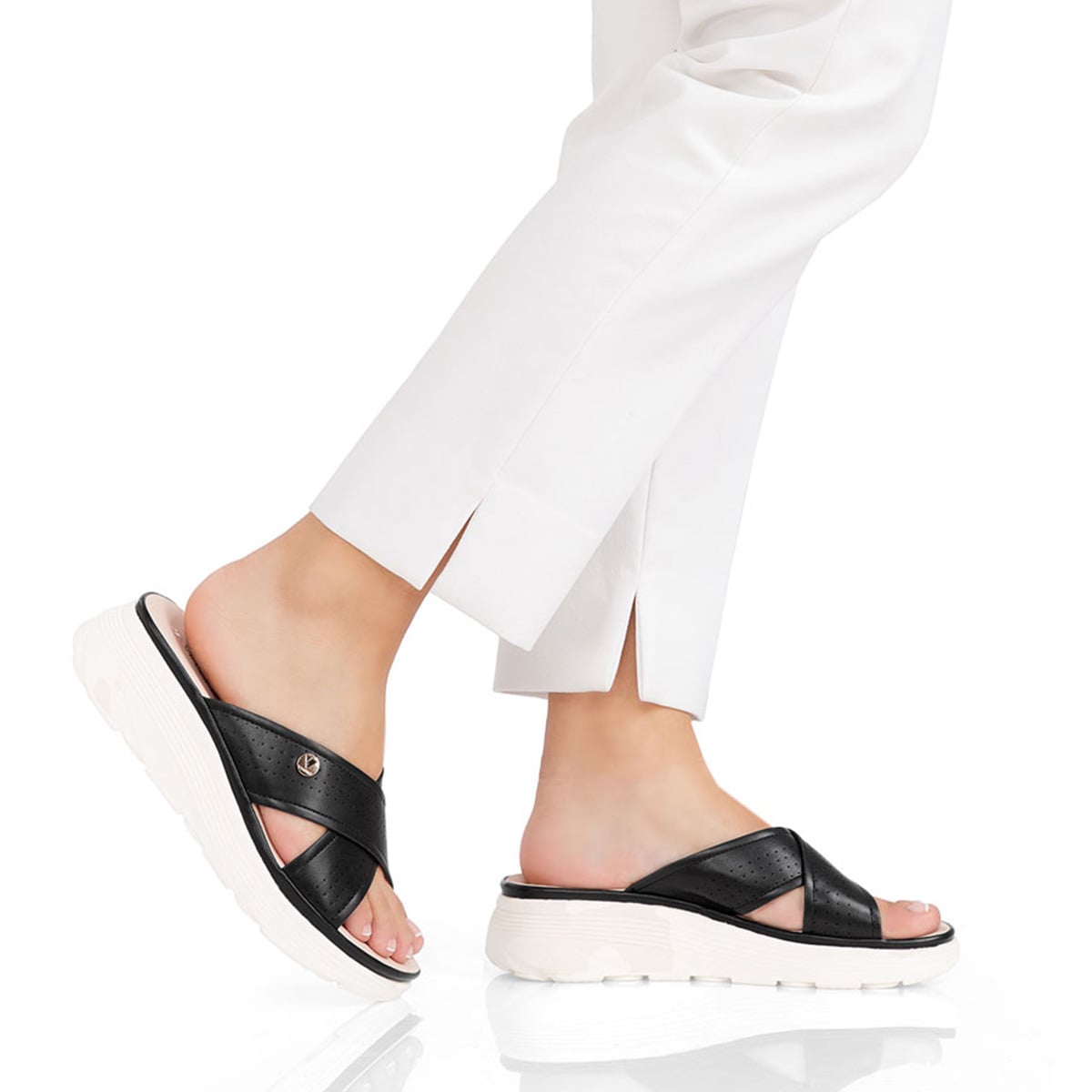 SANDALIAS MUJER VIA UNO  PL538 - 4