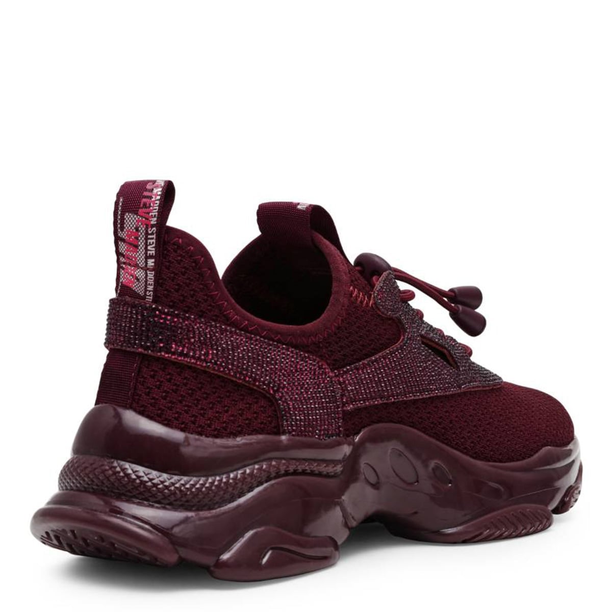 ZAPATILLAS MUJER STEVE MADDEN CASUALES GUINDA MATCH-RE - 5