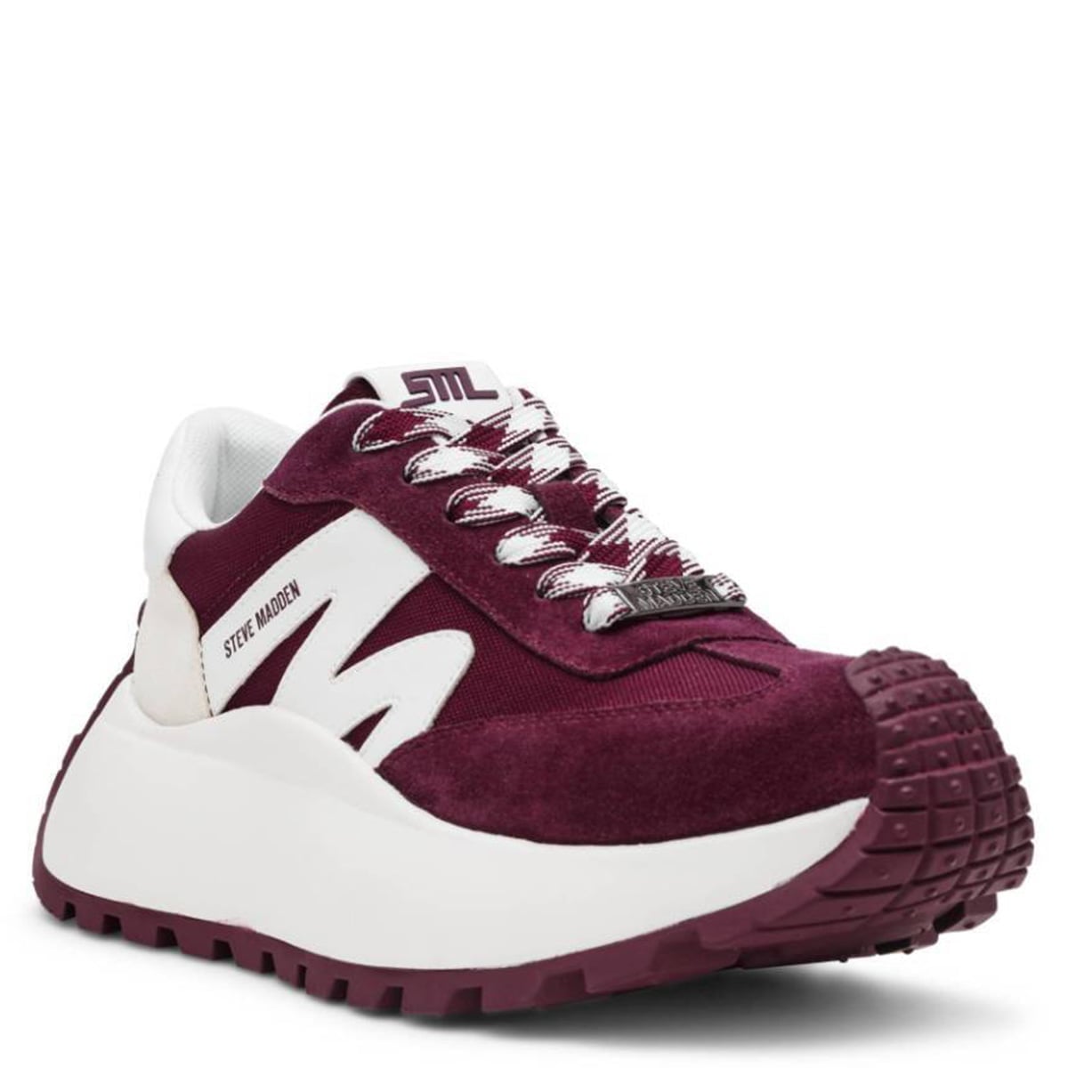 ZAPATILLAS MUJER STEVE MADDEN URBANAS GUINDA SUPERCAMPO - 2