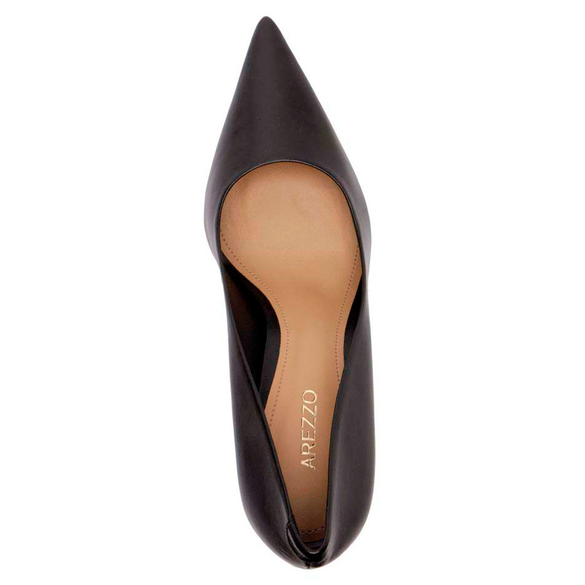 ZAPATOS DE VESTIR CUERO MUJER AREZZO NATURAL - 4