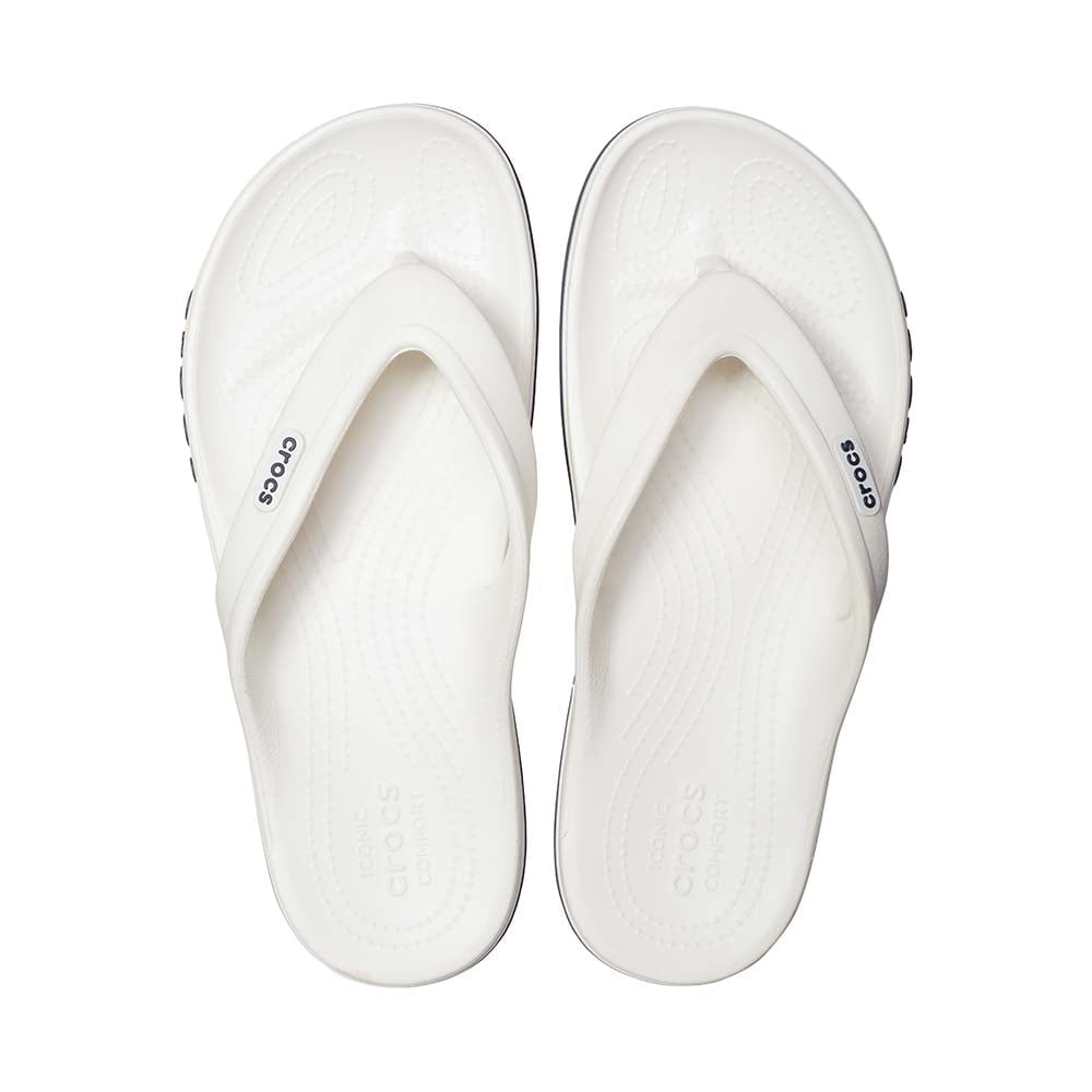ZUECOS MUJER CROCS BAYABAND FLIP BLANCO - 5