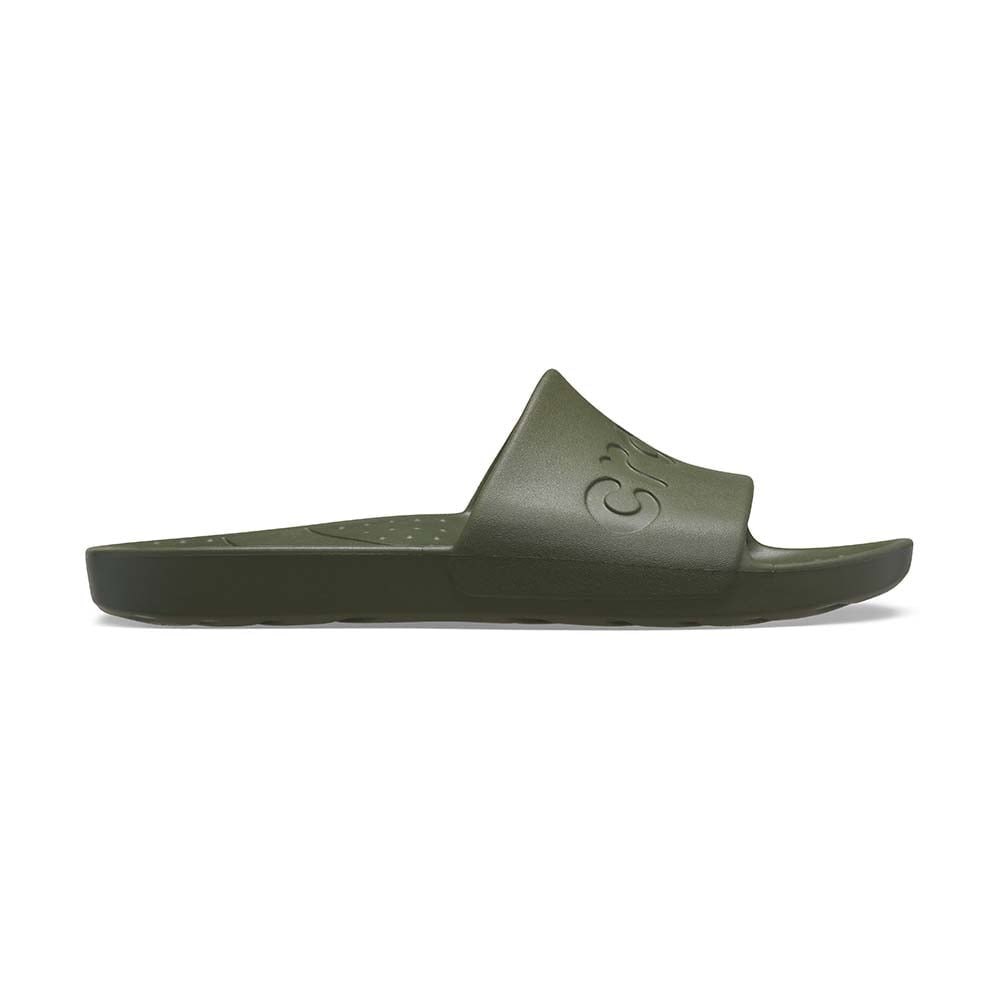 ZUECOS MUJER CROCS SLIDE ARMY VERDE - 1