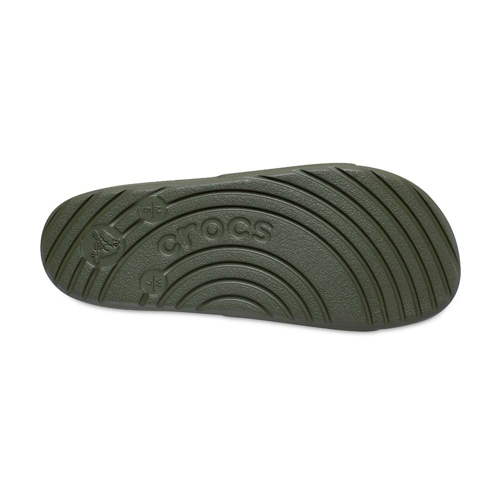 ZUECOS MUJER CROCS SLIDE ARMY VERDE - 4