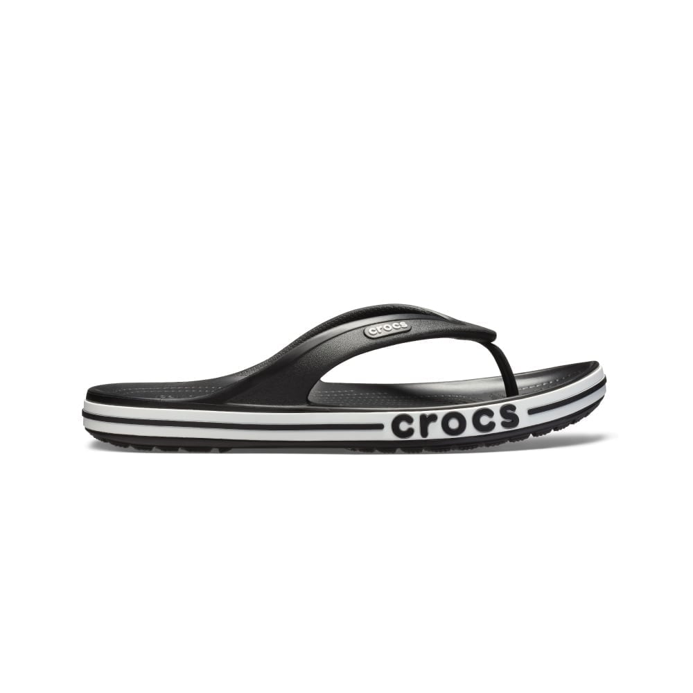 ZUECOS MUJER CROCS BAYABAND FLIP NEGRO - 1