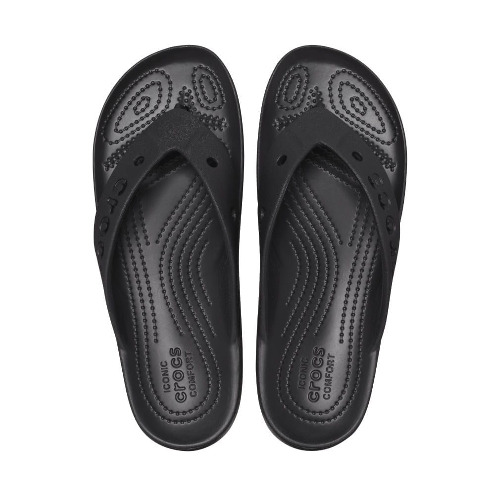 ZUECOS MUJER CROCS BAYA PLATFORM FLIP NEGRO - 5