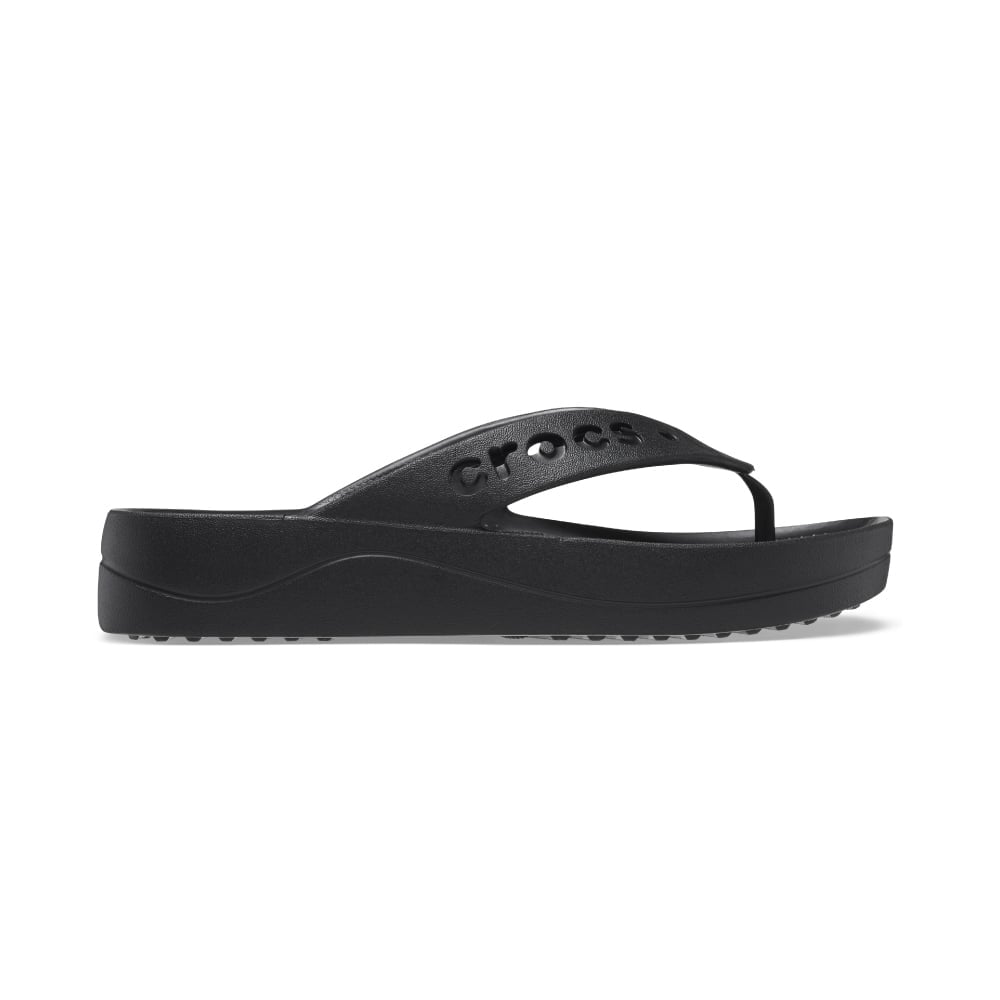 ZUECOS MUJER CROCS BAYA PLATFORM FLIP NEGRO - 1