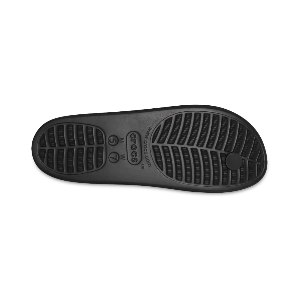 ZUECOS MUJER CROCS BAYA PLATFORM FLIP NEGRO - 4