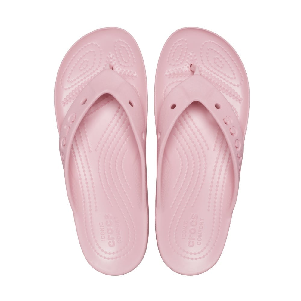 ZUECOS MUJER CROCS BAYA PLATFORM FLIP ROSADO - 5