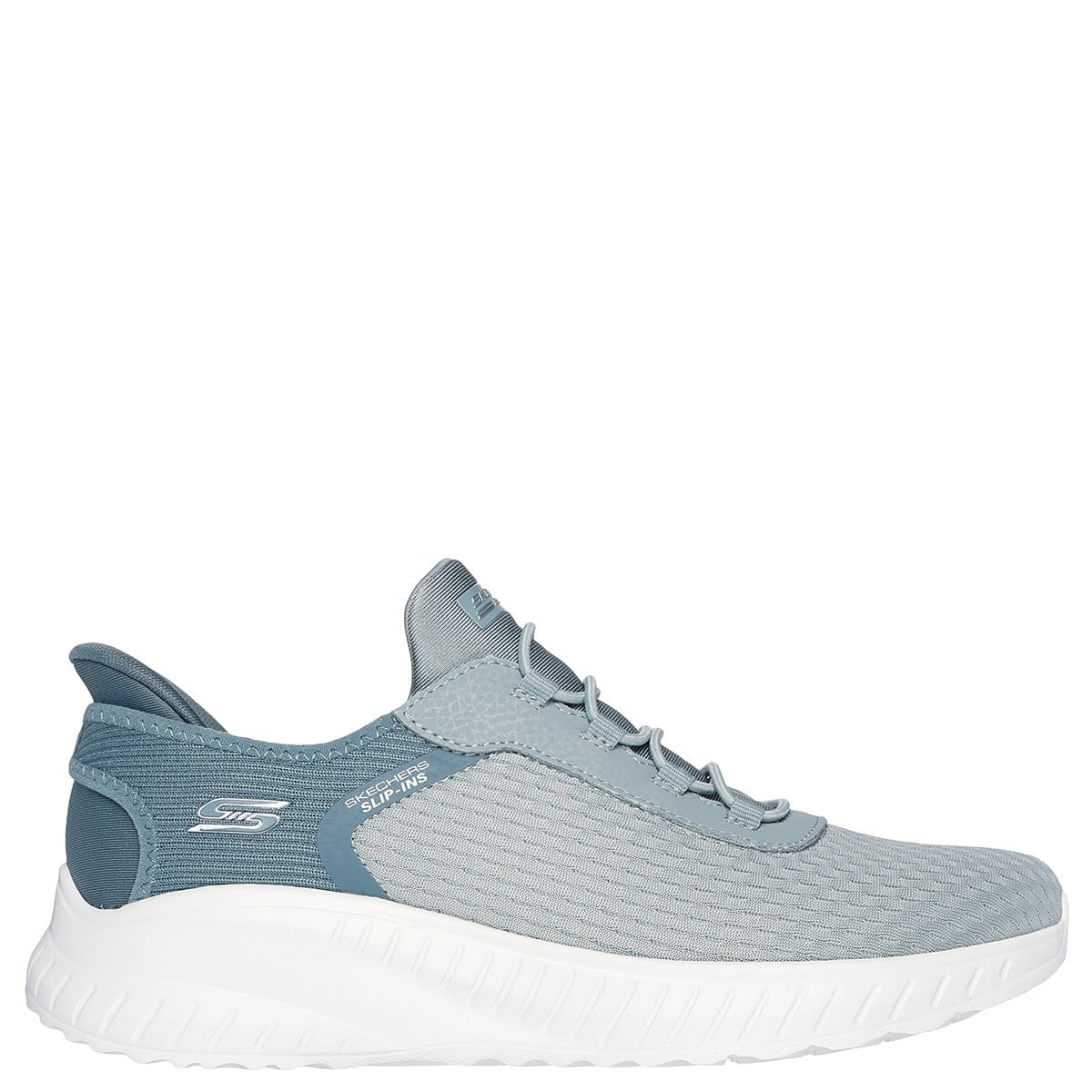 ZAPATILLAS MUJER SKECHERS URBANAS GRIS SLIP INS BOBS SQUAD CHAOS - 1