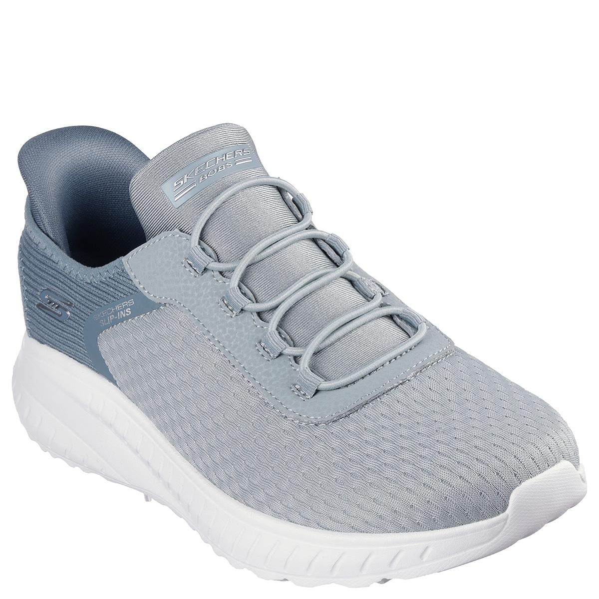 ZAPATILLAS MUJER SKECHERS URBANAS GRIS SLIP INS BOBS SQUAD CHAOS - 2