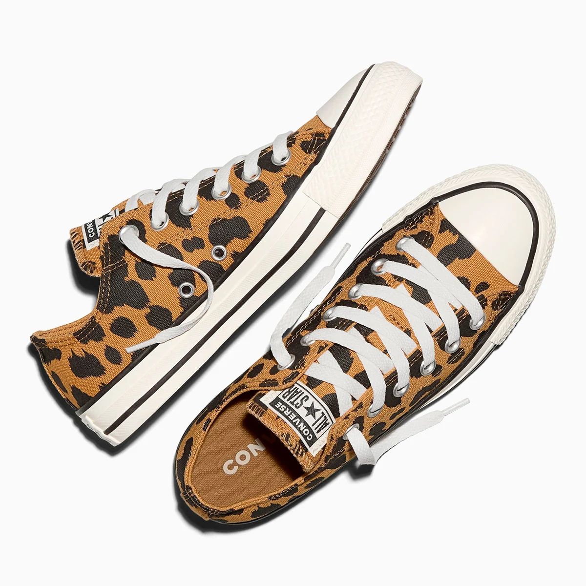 ZAPATILLAS MUJER CONVERSE URBANAS BEIGE CHUCK TAYLOR ALL STAR COW PRINT - 4