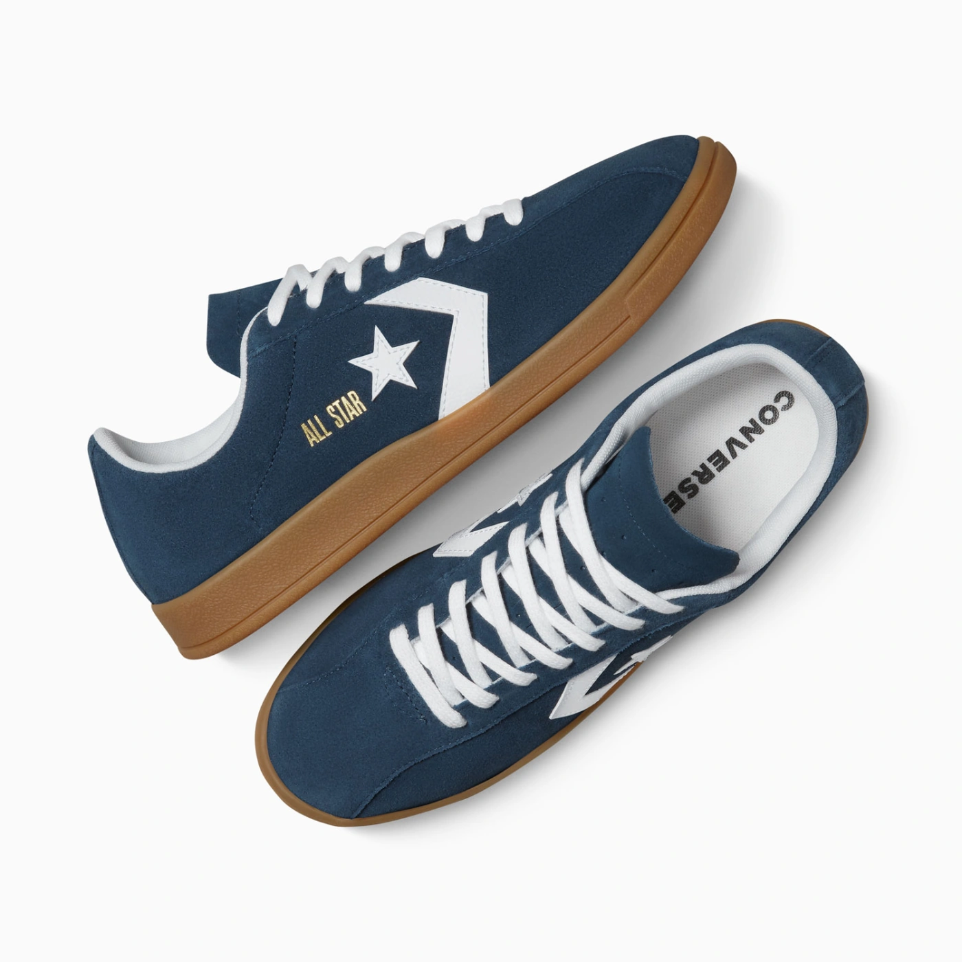 ZAPATILLAS MUJER CONVERSE URBANAS AZUL ALL STAR CLASSIC TRAINER SUEDE - 4