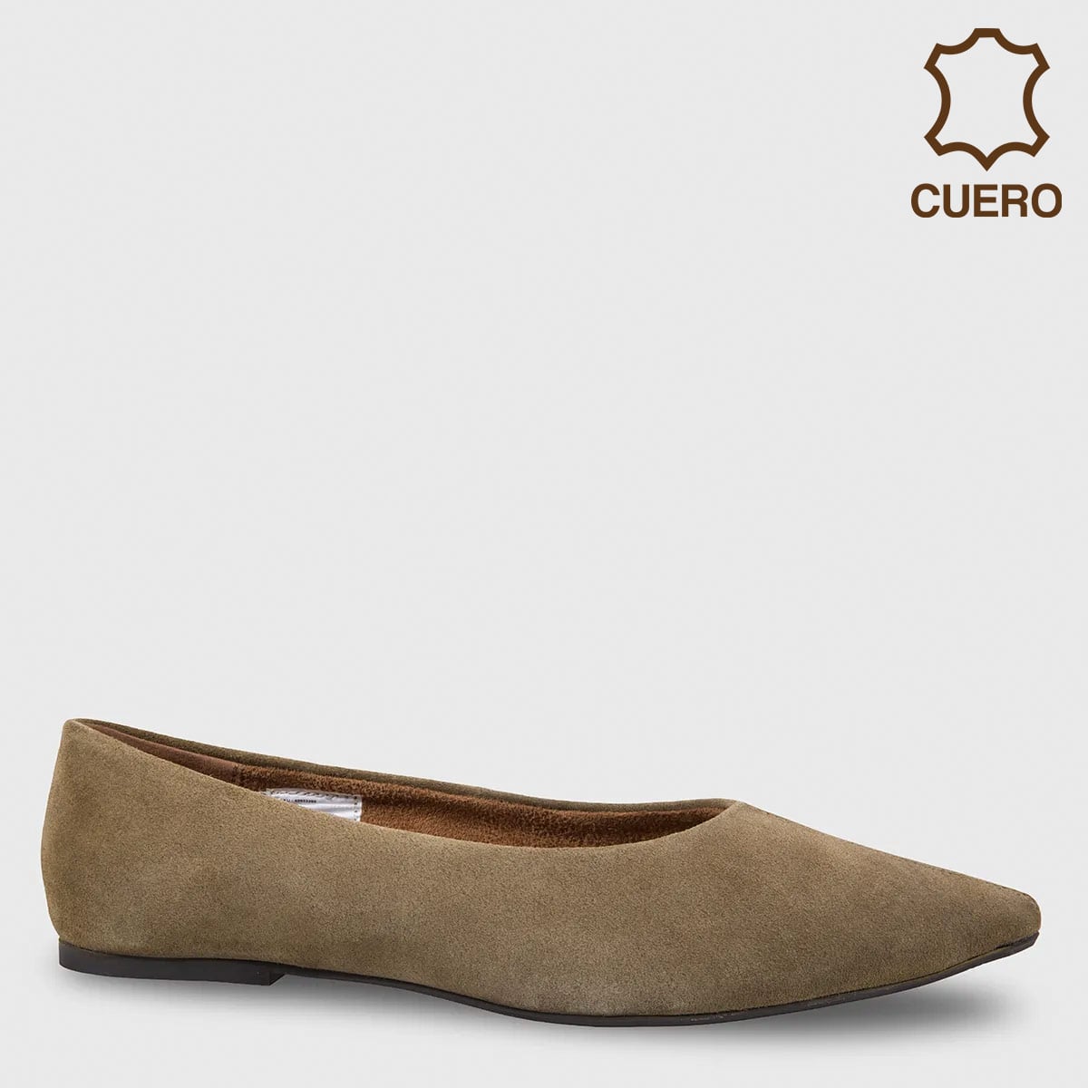 BALLERINA CUERO MUJER MARQUIS CASUAL SPORT MUNTA - 1