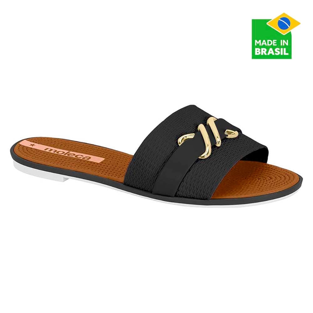 SANDALIAS MUJER MOLECA NEGRO - 1