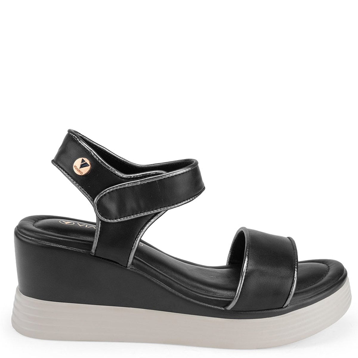 SANDALIAS MUJER VIA UNO 9T2839-11 CUERO - 1