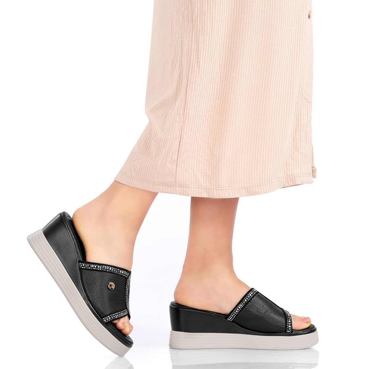 SANDALIAS MUJER VIA UNO 9T2839-11 CUERO - 4