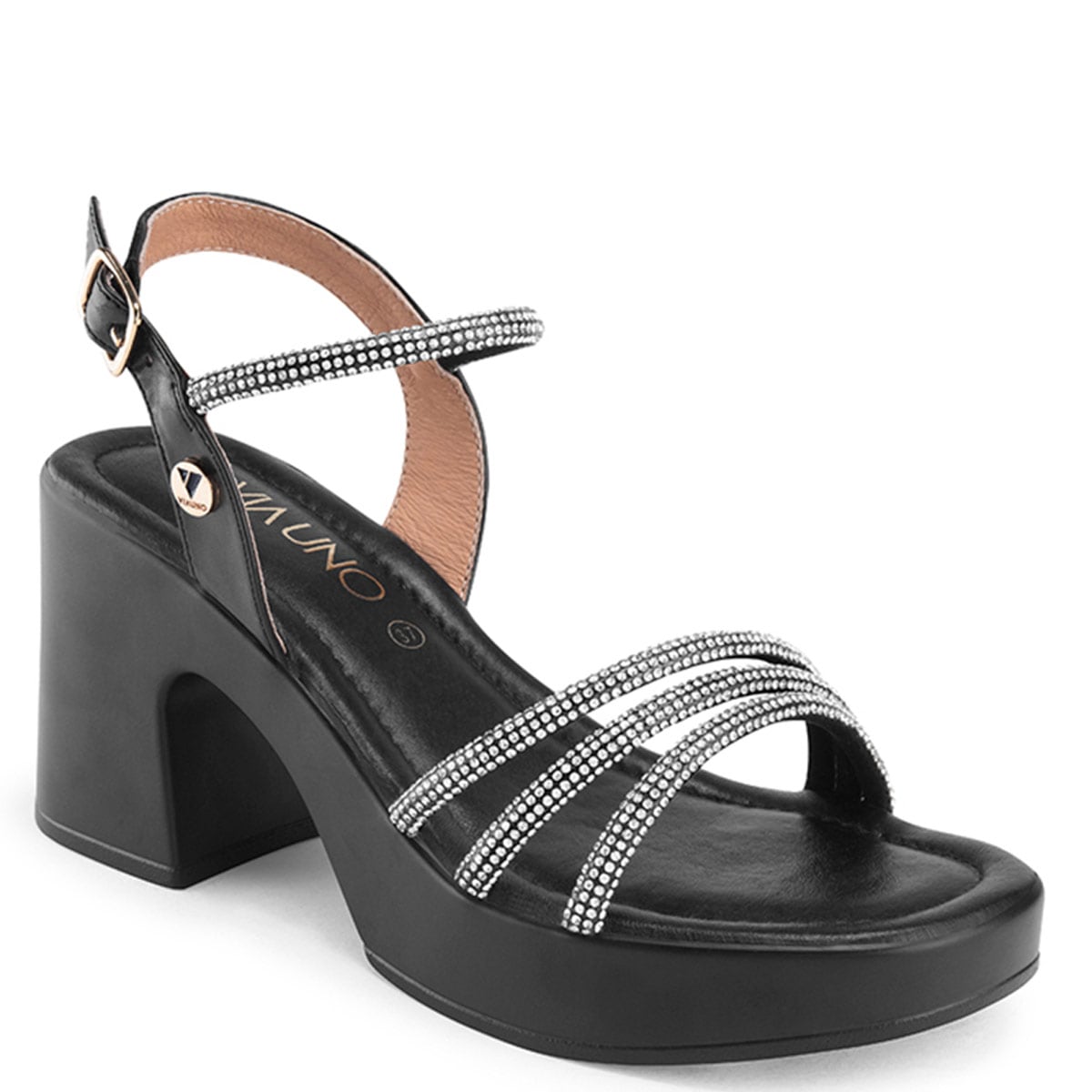SANDALIAS MUJER VIA UNO 2B760-11 CUERO - 2