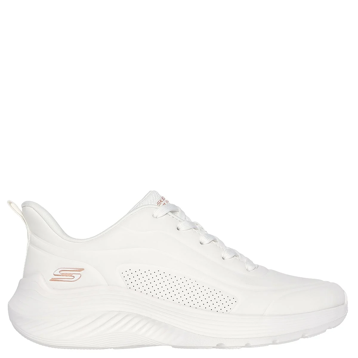 ZAPATILLAS MUJER SKECHERS URBANAS BLANCO BOBS SQUAD WAVES - 1
