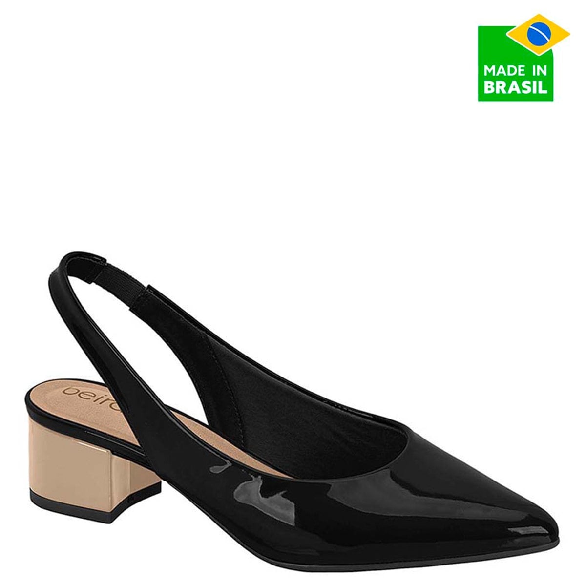 ZAPATOS DE VESTIR MUJER BEIRA RIO NEGRO - 1