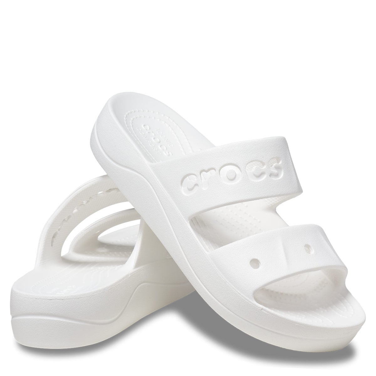 ZUECOS MUJER CROCS BLANCO BAYA PLATFORM - 3