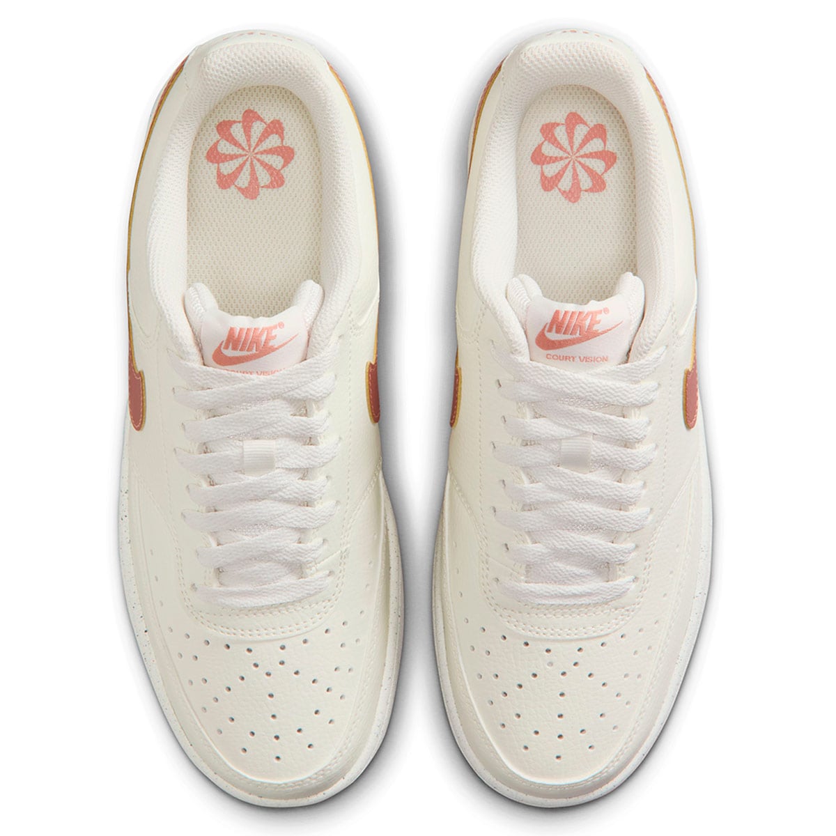 ZAPATILLAS MUJER NIKE URBANAS CREMA W NIKE COURT VISION LO NN - 3