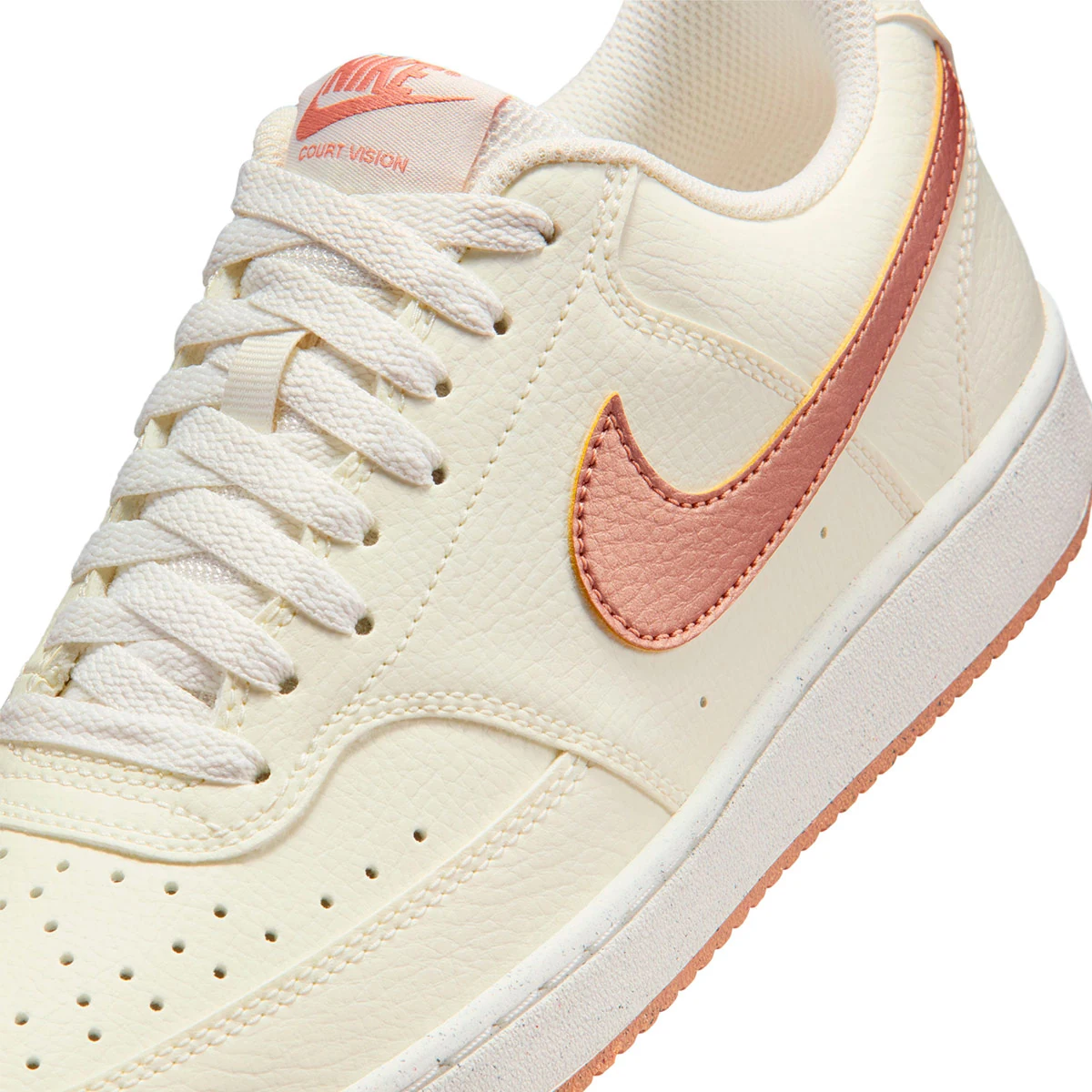 ZAPATILLAS MUJER NIKE URBANAS CREMA W NIKE COURT VISION LO NN - 4