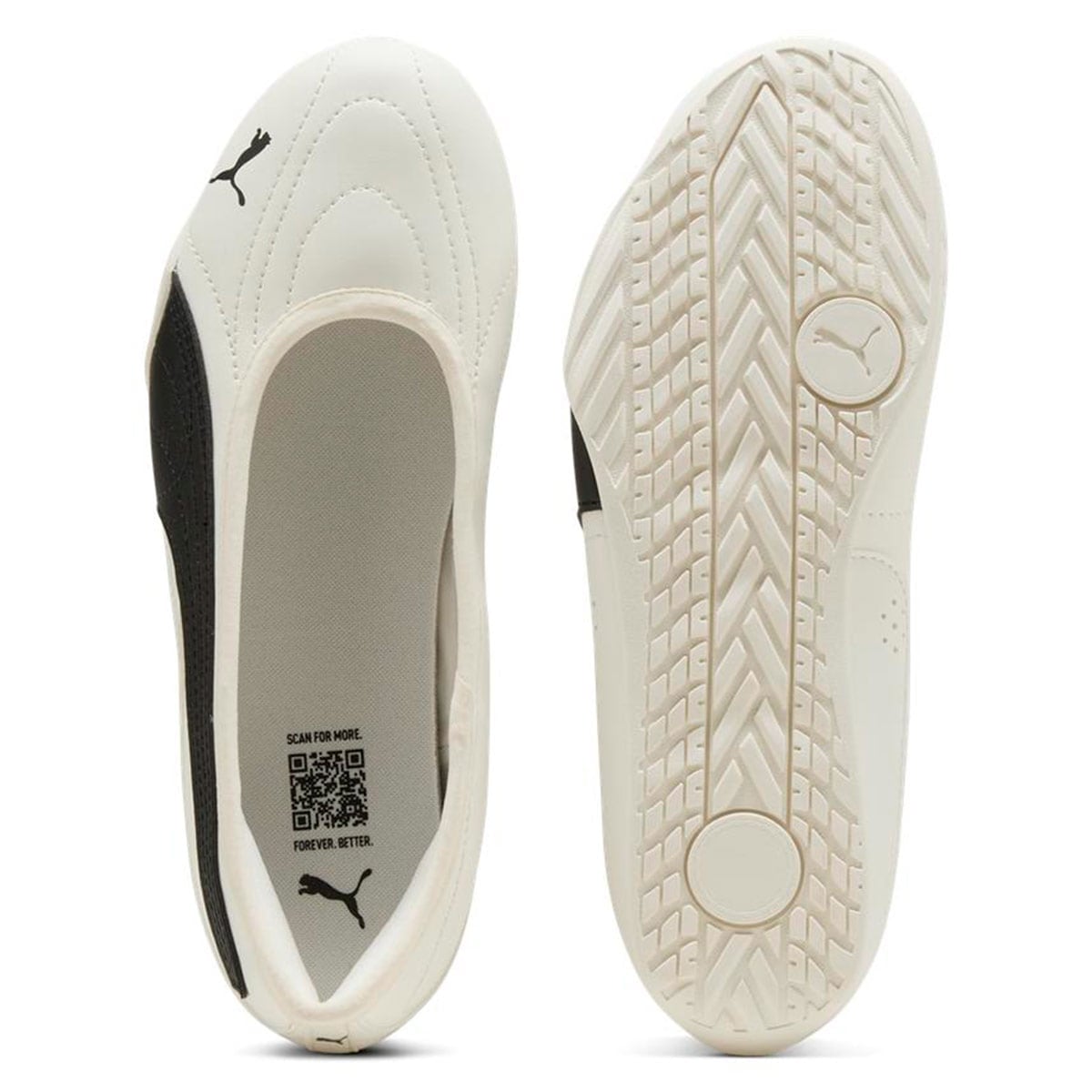 ZAPATILLAS MUJER PUMA URBANAS BLANCO PUMA CATCH SOLEIL BALLERINA - 4