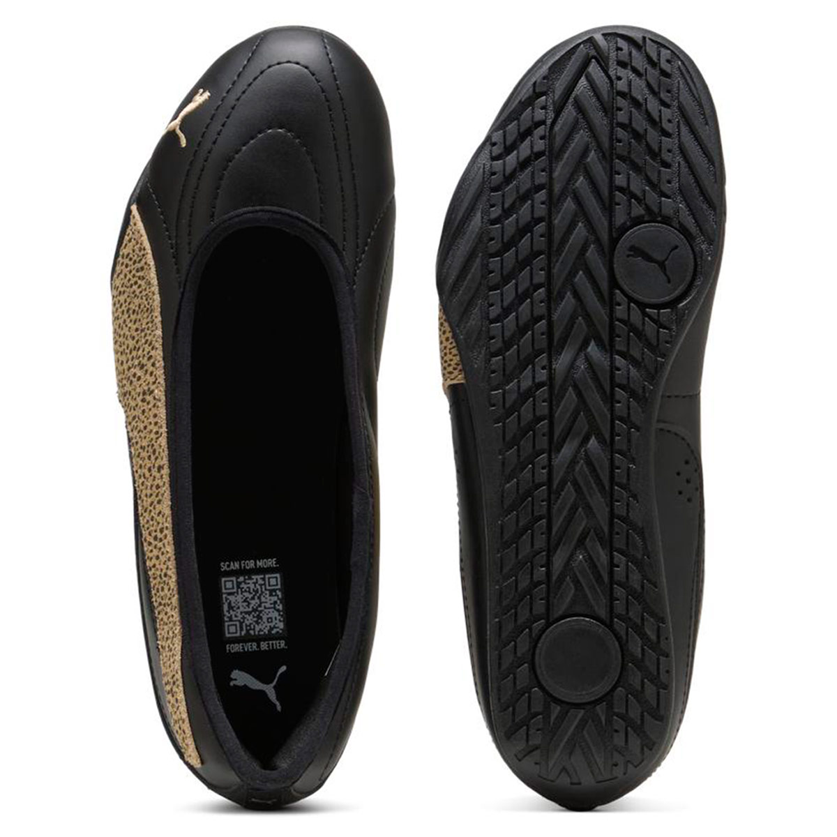 ZAPATILLAS MUJER PUMA URBANAS NEGRO PUMA CATCH SOLEIL BALLERINA TOPCAT - 4