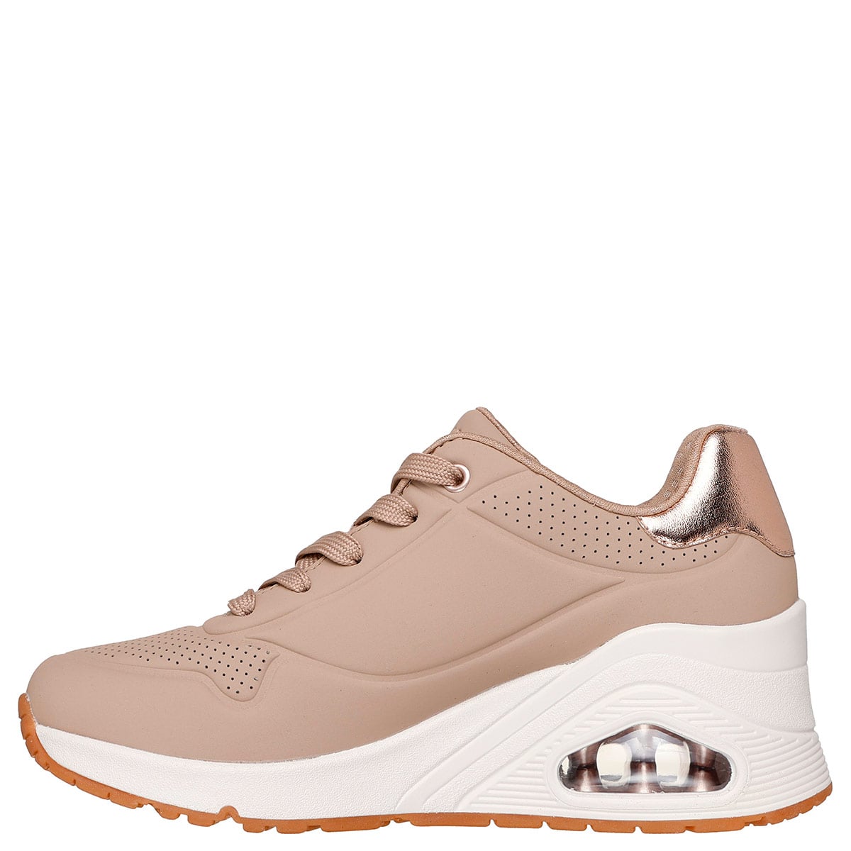 ZAPATILLAS MUJER SKECHERS URBANAS BEIGE UNO WEDGE - 3