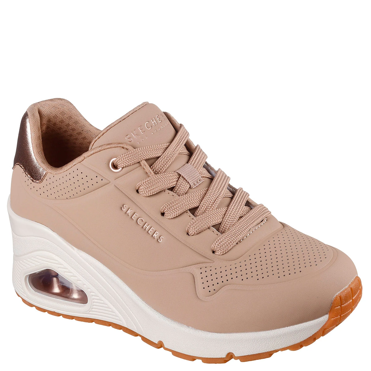 ZAPATILLAS MUJER SKECHERS URBANAS BEIGE UNO WEDGE - 2