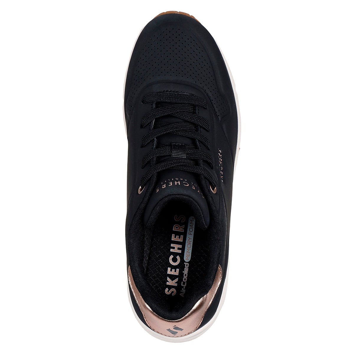 ZAPATILLAS MUJER SKECHERS URBANAS NEGRO UNO WEDGE - 5