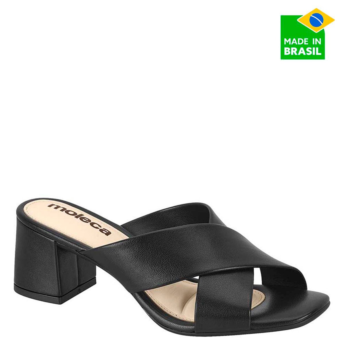 SANDALIAS MUJER MOLECA NEGRO - 1