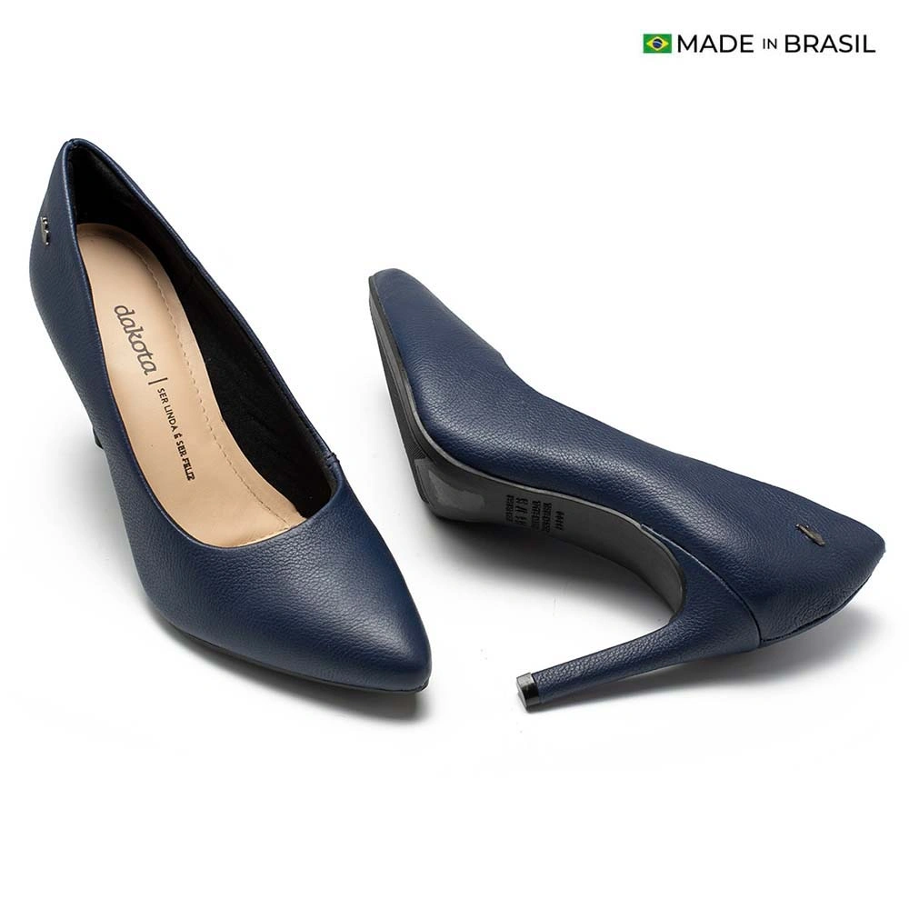 ZAPATOS DE VESTIR MUJER KOLOSH AZUL MARINO - 6