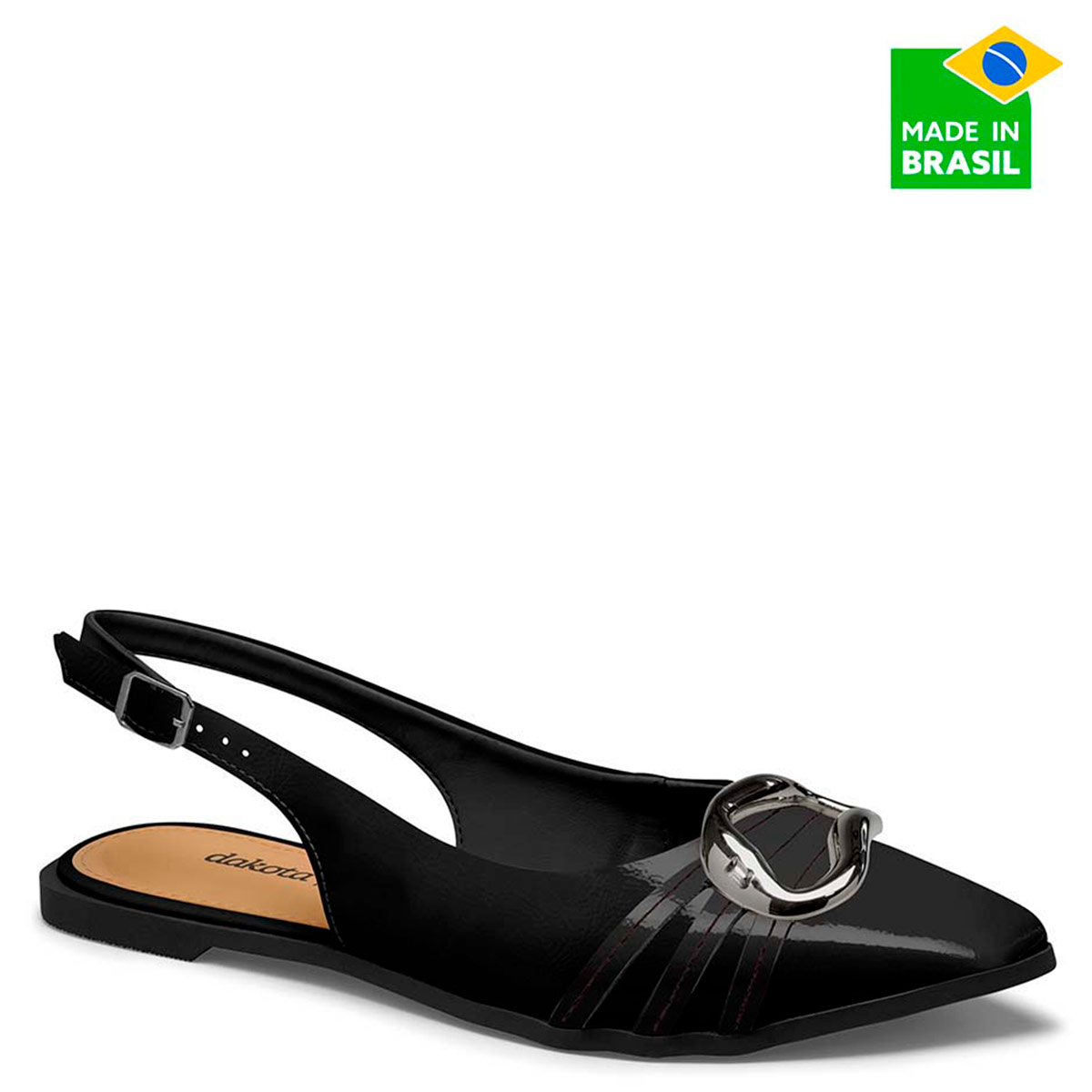 BALLERINAS MUJER KOLOSH NEGRO - 1