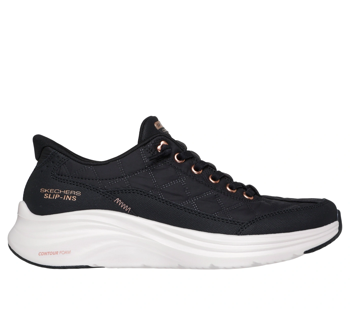 ZAPATILLAS MUJER SKECHERS URBANAS NEGRO CONTOUR FOAM - 2