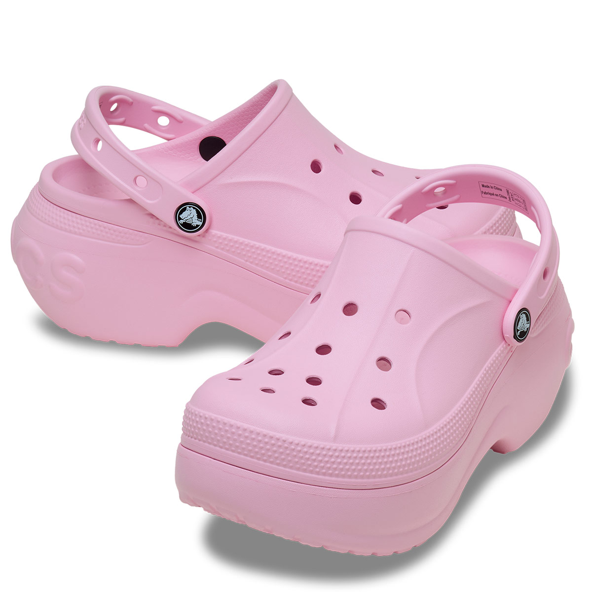 ZUECOS MUJER CROCS ROSADO BELLA CLOG - 2