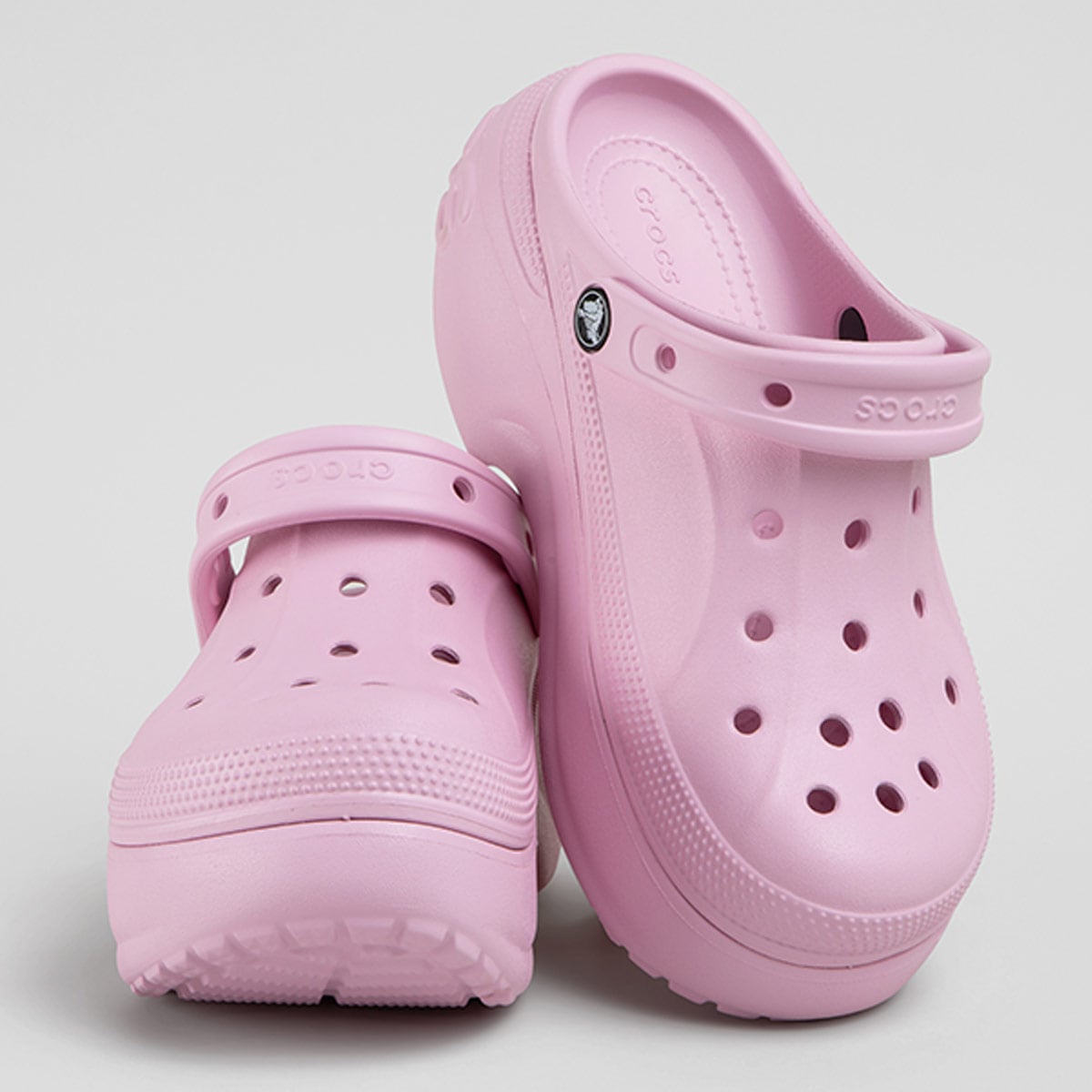 ZUECOS MUJER CROCS ROSADO BELLA CLOG - 5