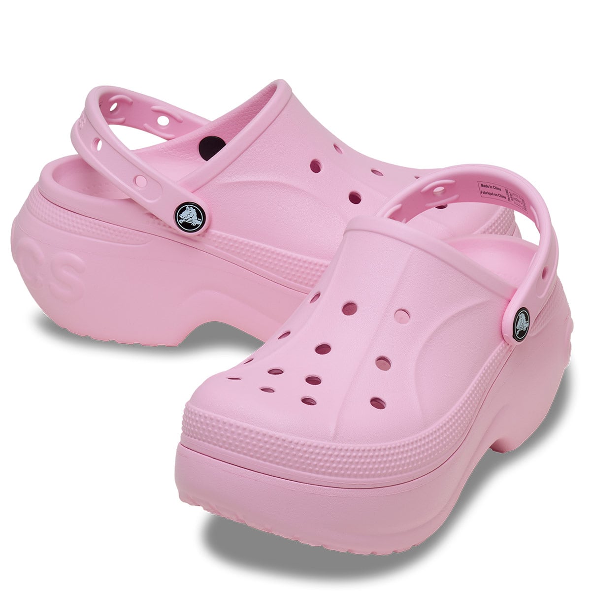 ZUECOS MUJER CROCS ROSADO BELLA CLOG - 2